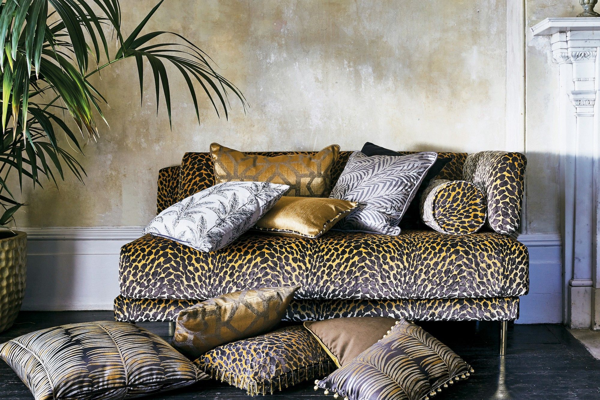 Lyric Bronze Fabric by Prestigious Textiles - 4089/125