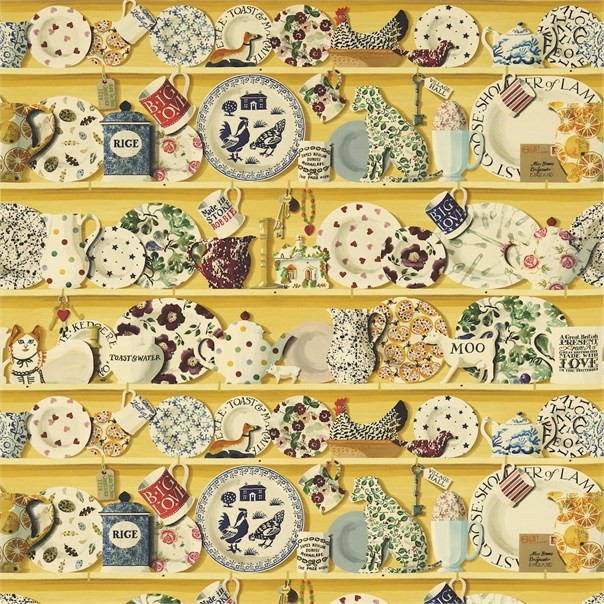 The Dresser Lion Yellow / Multi Fabric by Emma Bridgewater - Britannia Rose