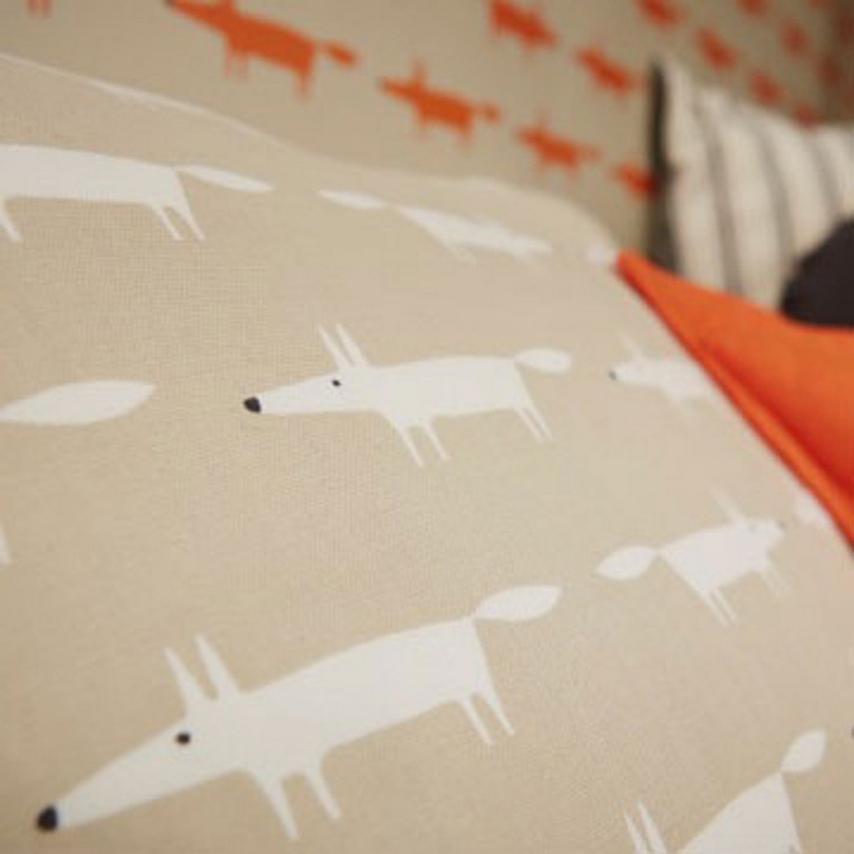 Little Fox Snow Fabric by Scion - NSCK120463