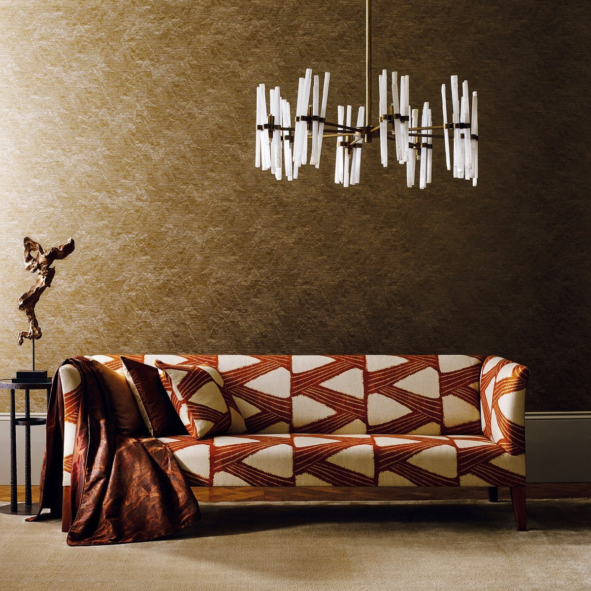 Kanoko Copper Fabric by Zoffany - ZATM322438
