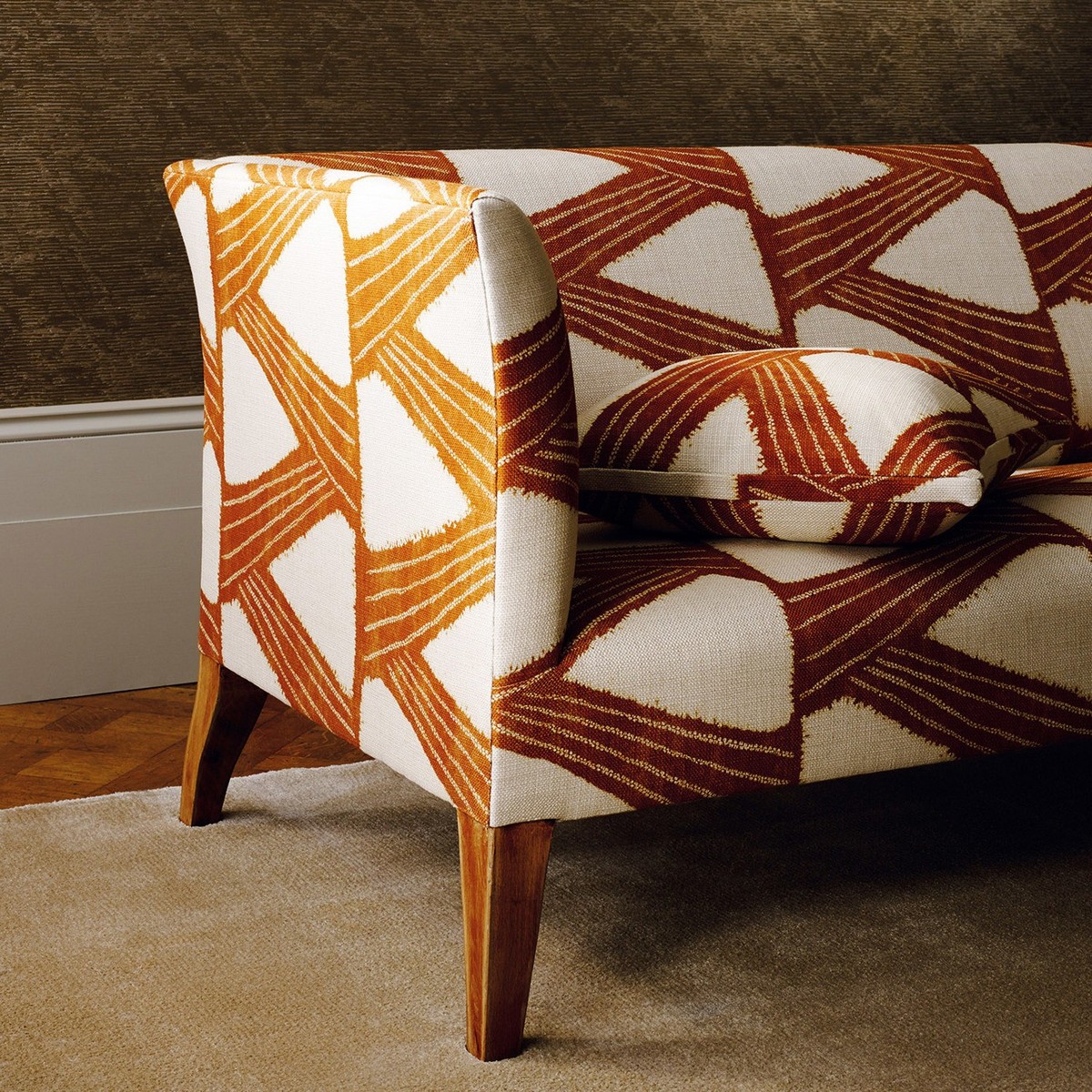 Kanoko Copper Fabric by Zoffany - ZATM322438
