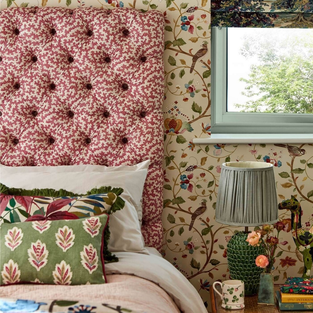 Truffle Damson Fabric by Sanderson - DARB227081