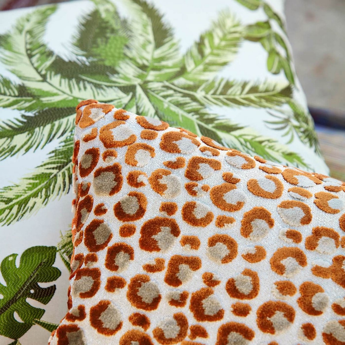 Malindi Palm Fabric by Clarke & Clarke - F1711/03