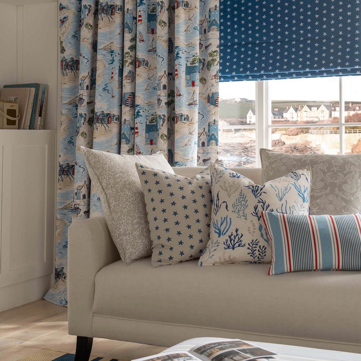 Portside Ocean Fabric by Studio G - F1727/02