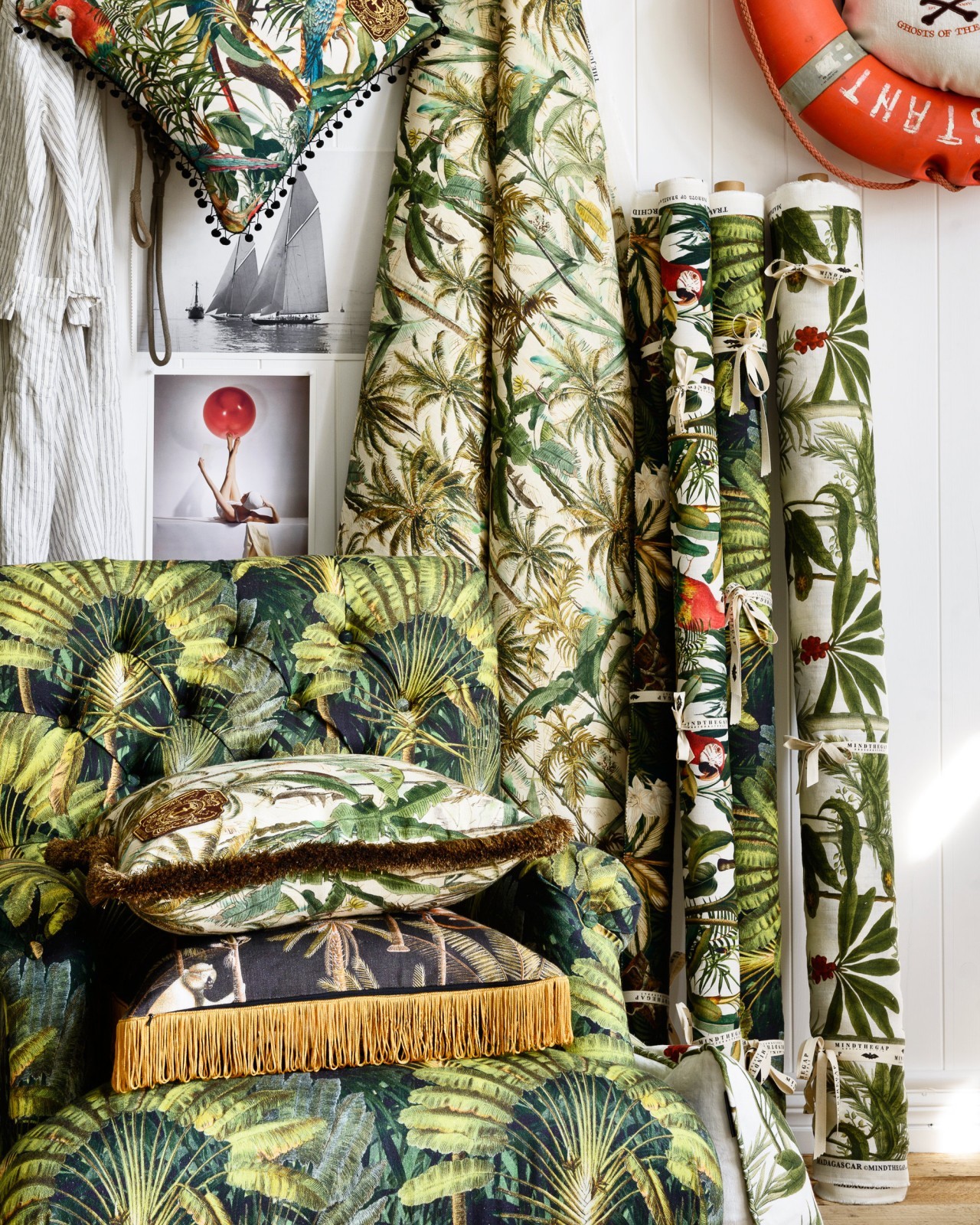 Madagascar Linen Fabric by MINDTHEGAP - FB00031
