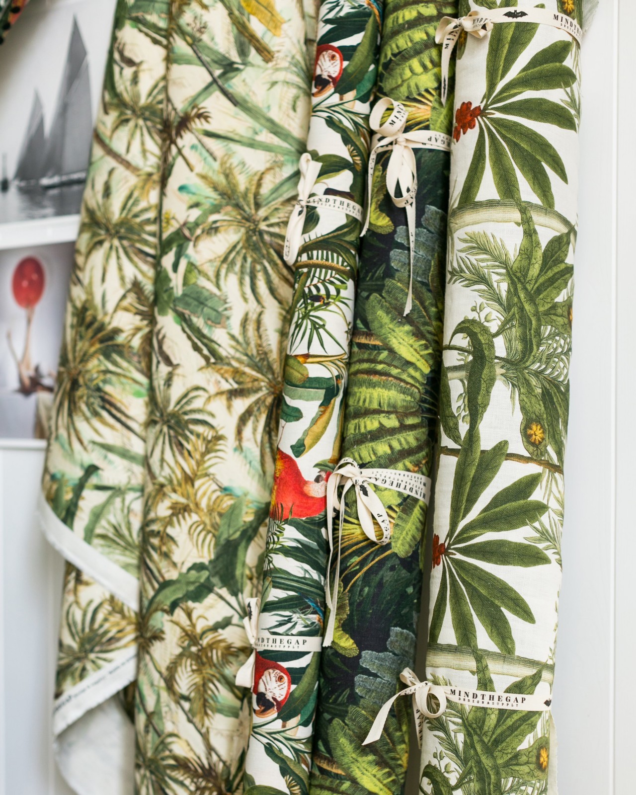 The Jungle Linen Fabric by MINDTHEGAP - FB00034