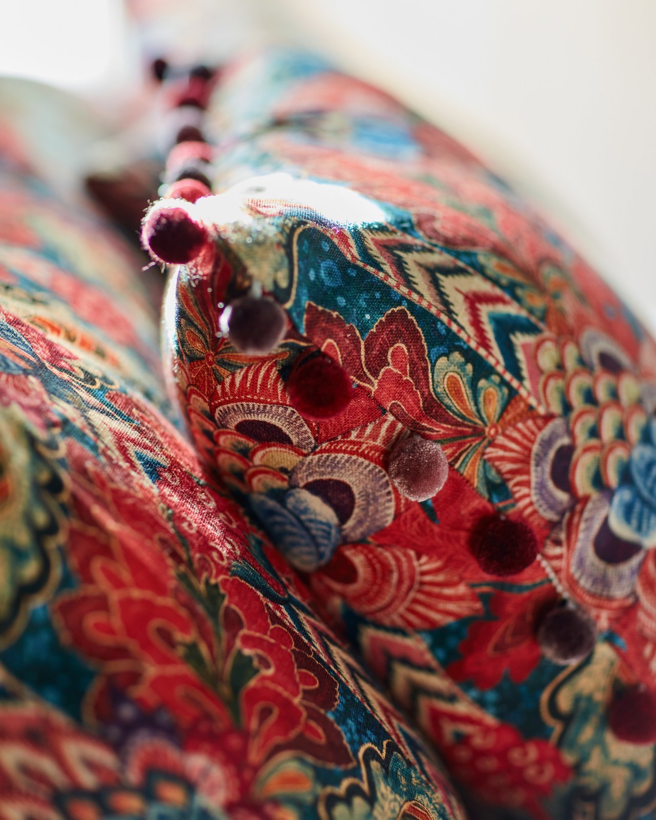 Psychedelia Linen Fabric by MINDTHEGAP - FB00073