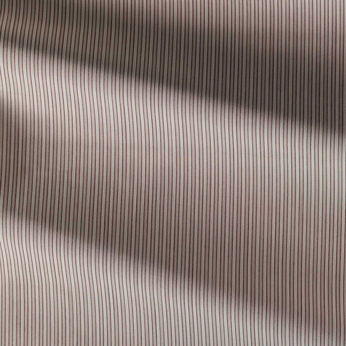 Apron Stripe Chalk / Tuscan Pink Fabric by Zoffany - ZOF0241-04