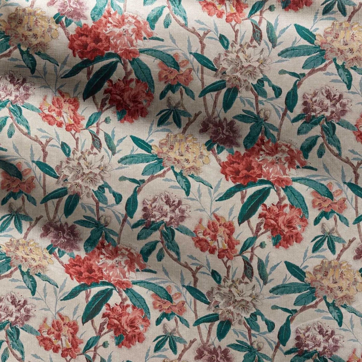 Azalea Path Archive Chintz Fabric by Zoffany - ZOF0247-01