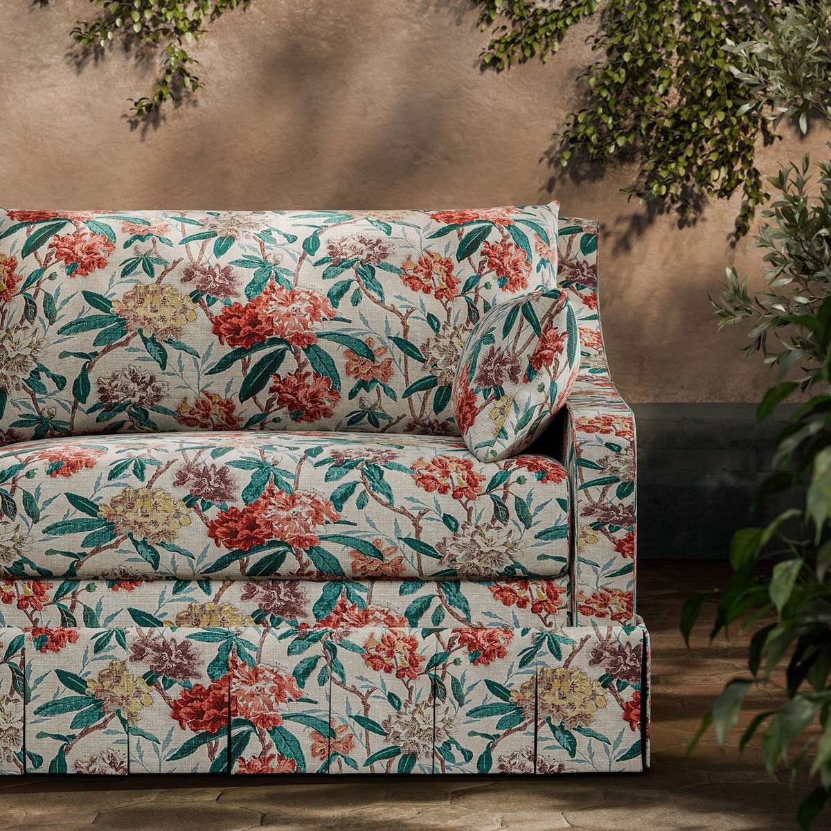 Azalea Path Archive Chintz Fabric by Zoffany - ZOF0247-01