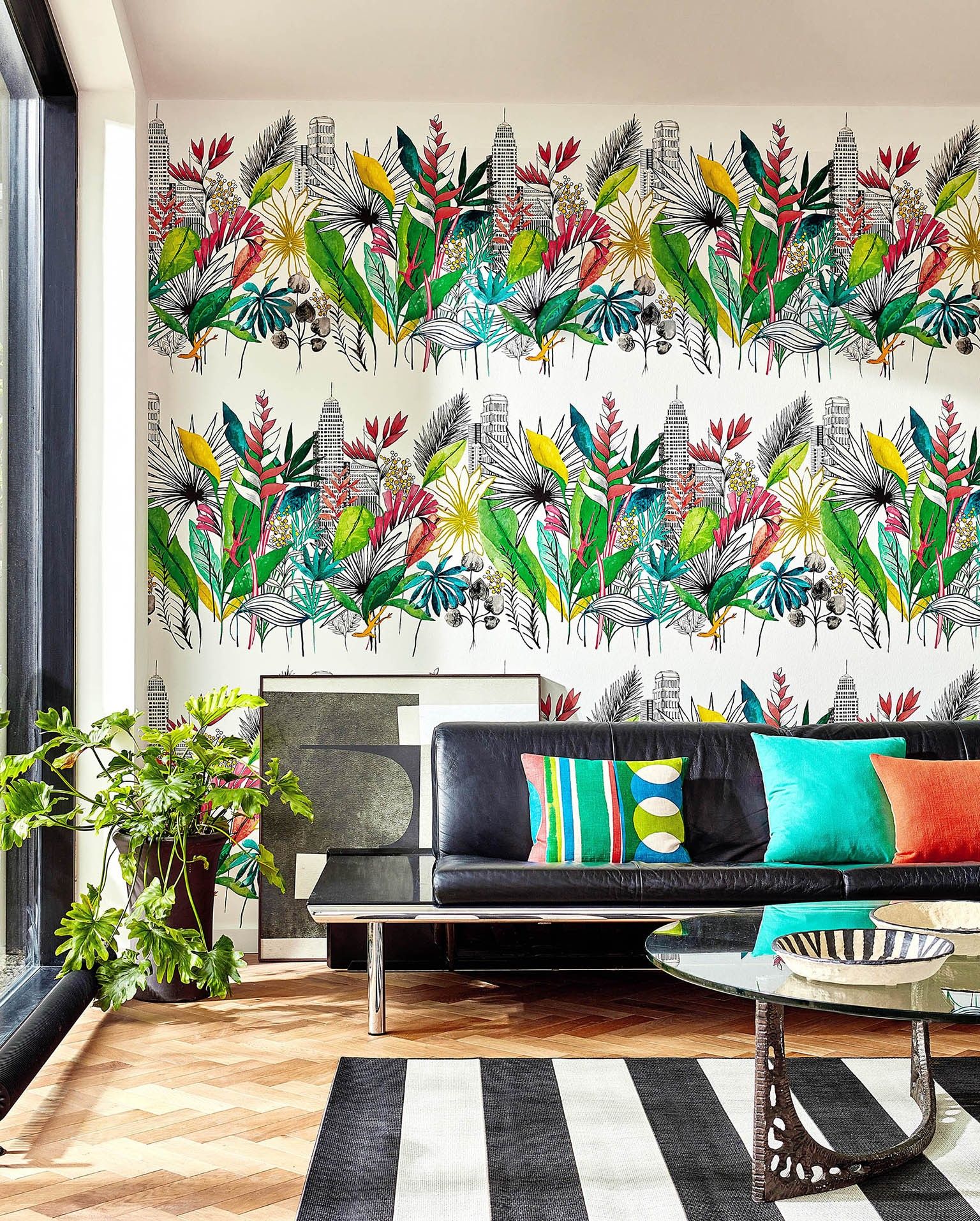 Urban Tropic Tropical Bright Fabric by Ohpopsi - CEP50107W