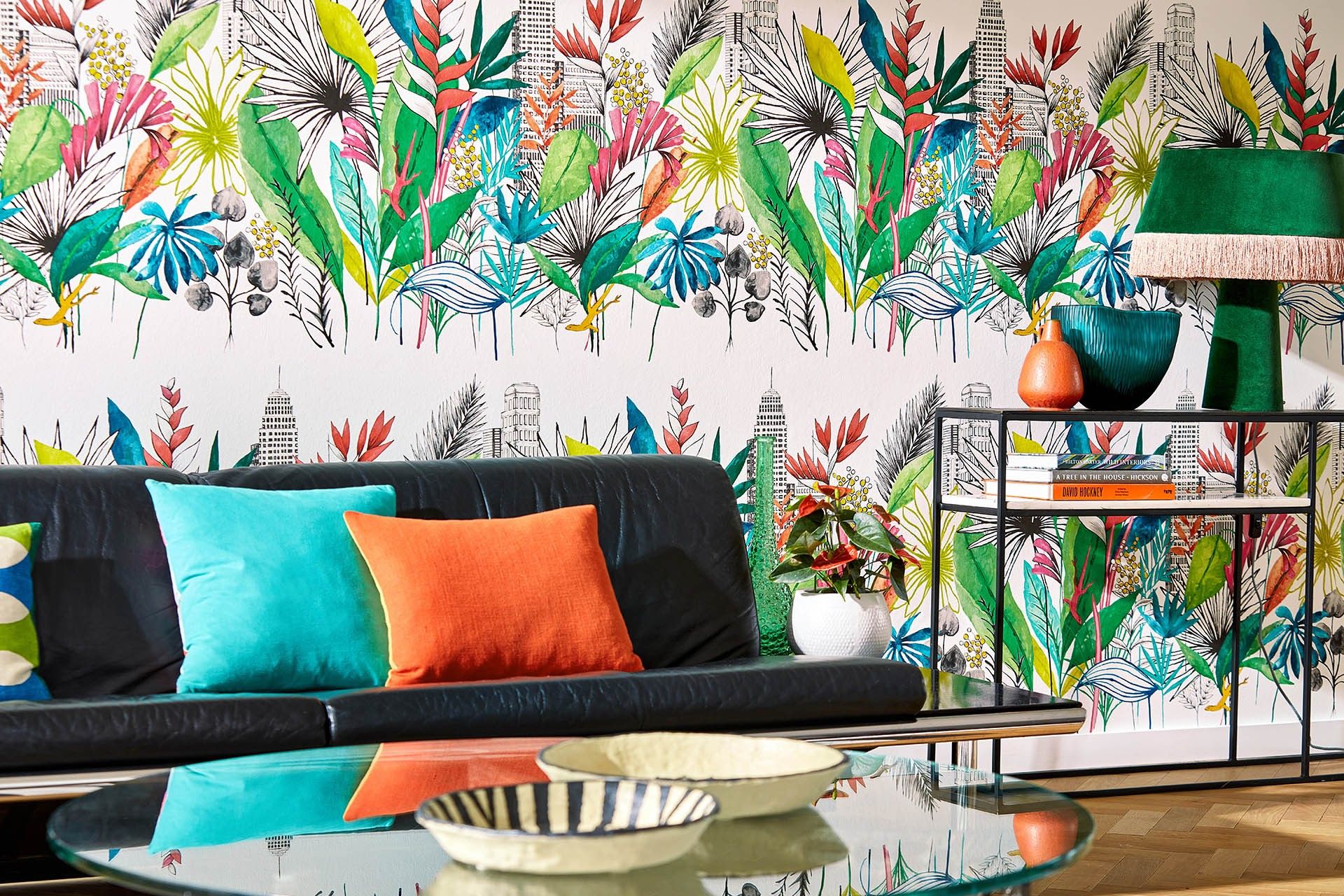 Urban Tropic Tropical Bright Fabric by Ohpopsi - CEP50107W
