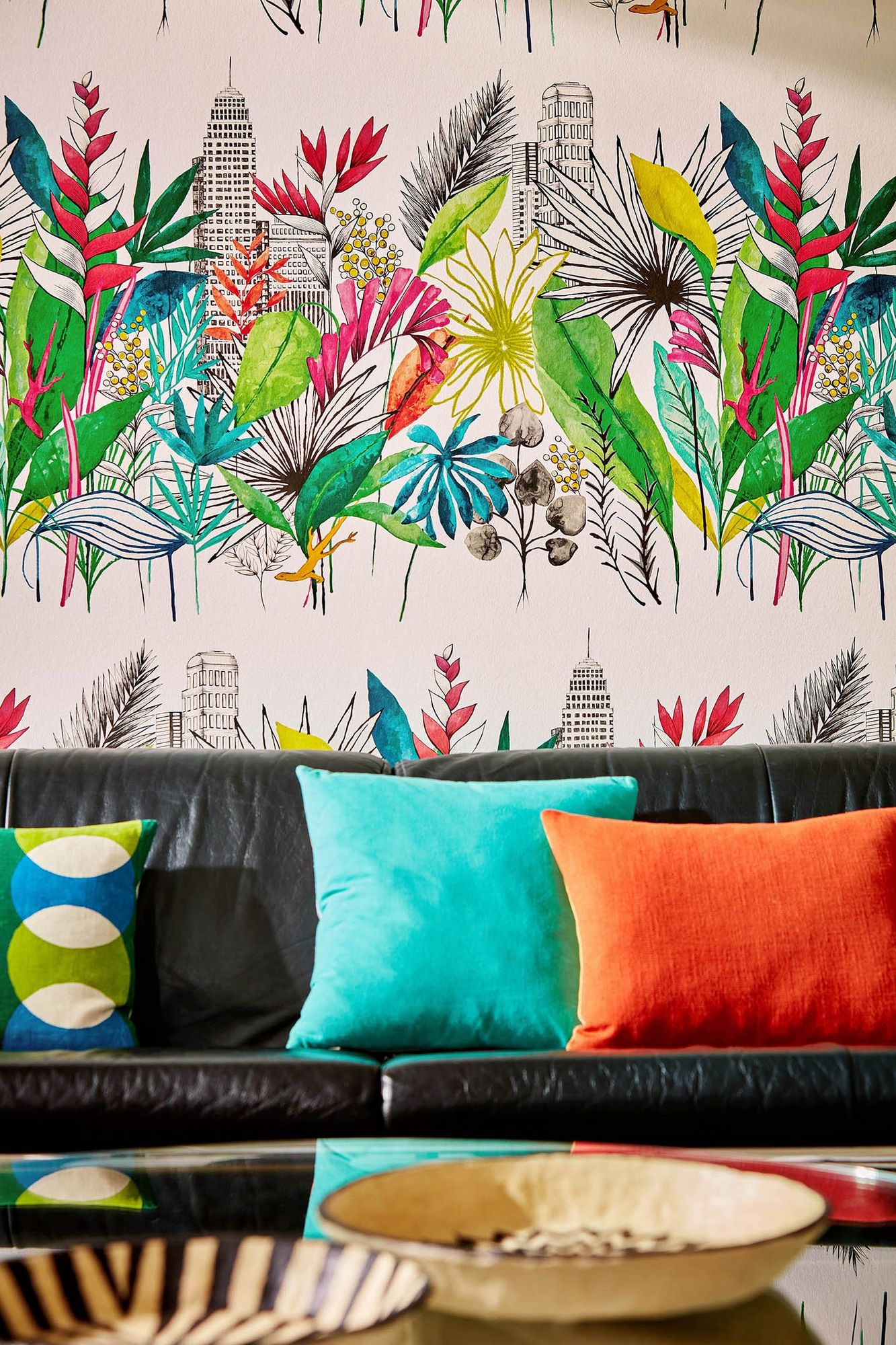 Urban Tropic Tropical Bright Fabric by Ohpopsi - CEP50107W