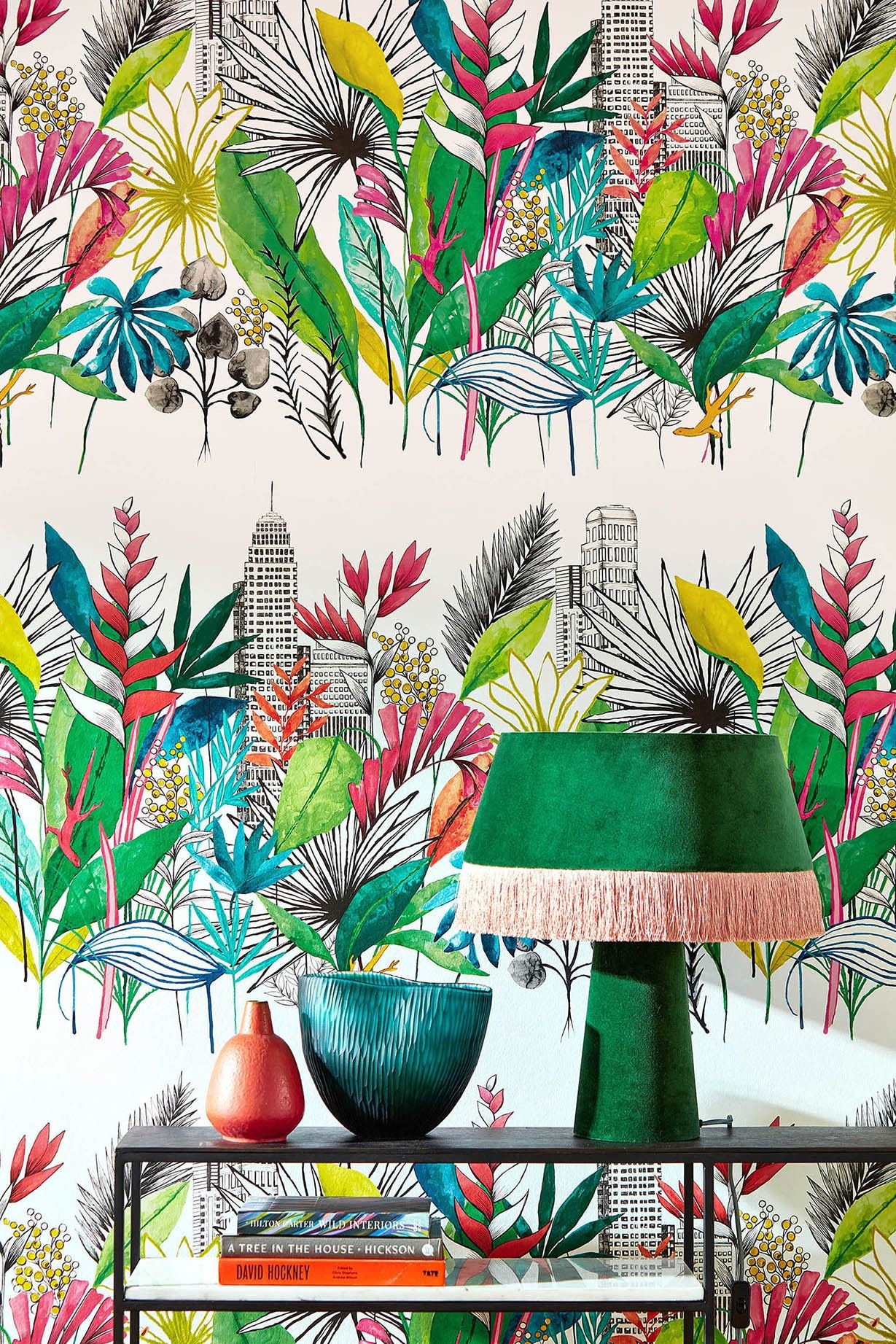 Urban Tropic Tropical Bright Fabric by Ohpopsi - CEP50107W