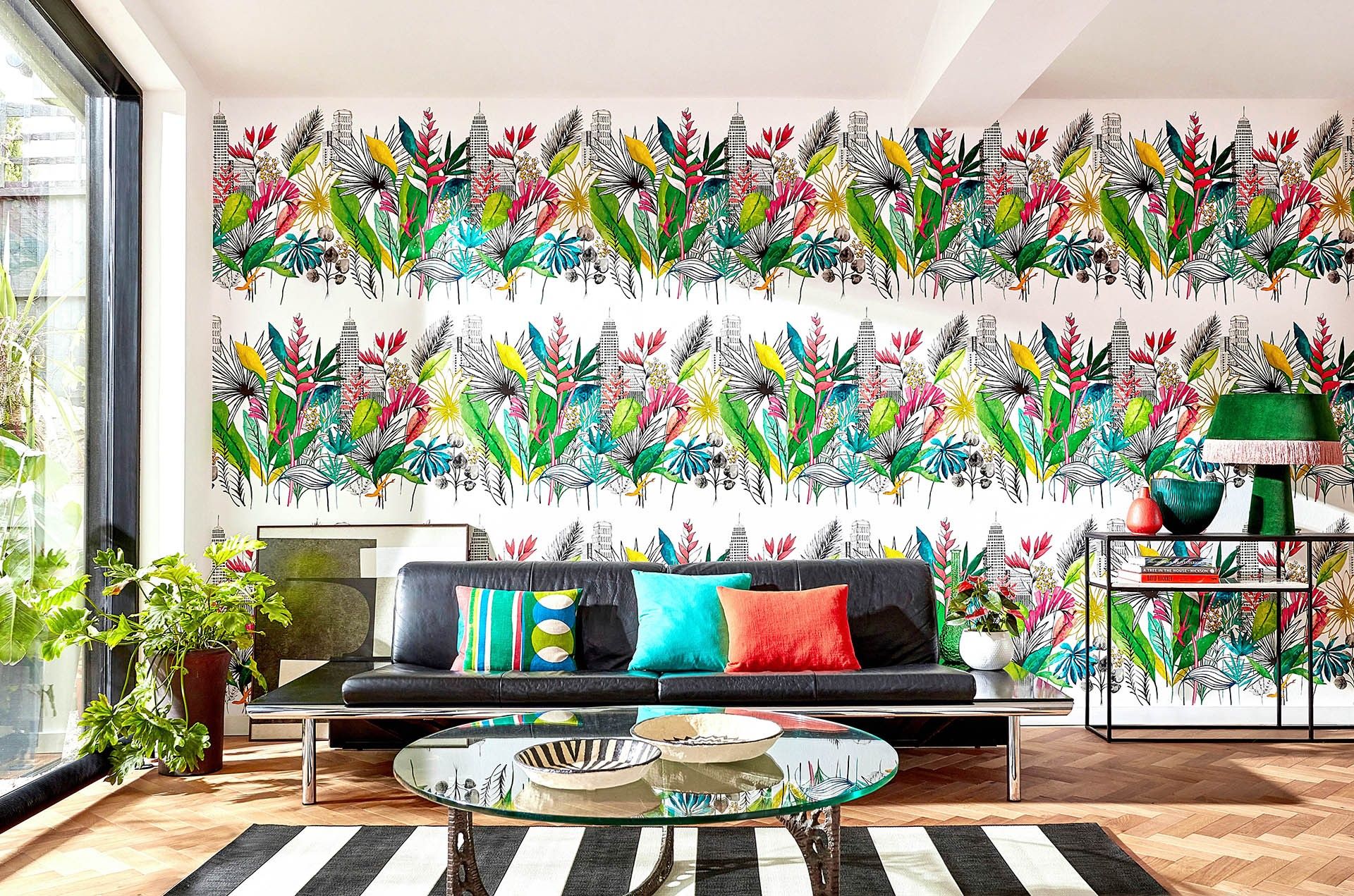 Urban Tropic Tropical Bright Fabric by Ohpopsi - CEP50107W