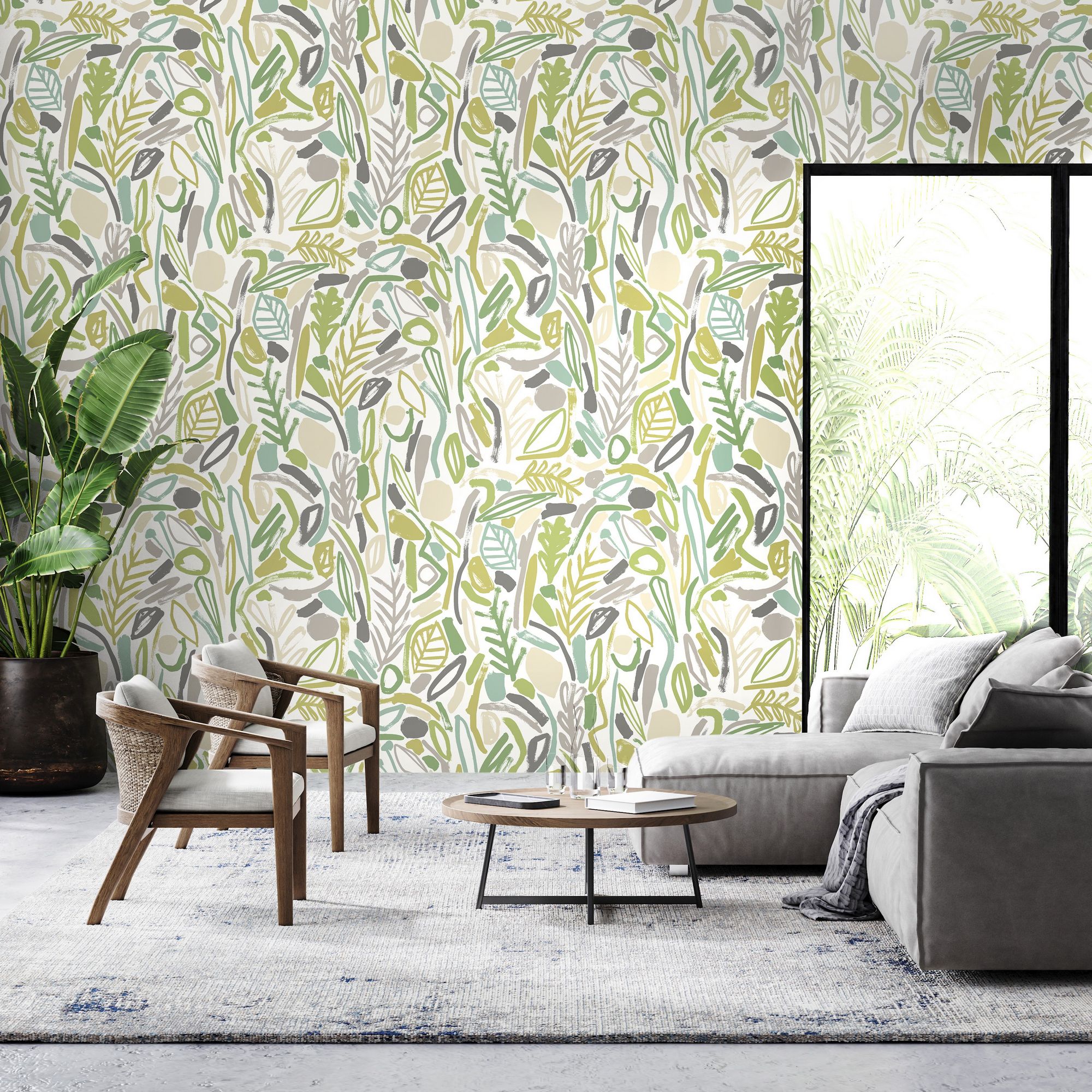 Verdure Forest Fabric by Ohpopsi - GHS50146W