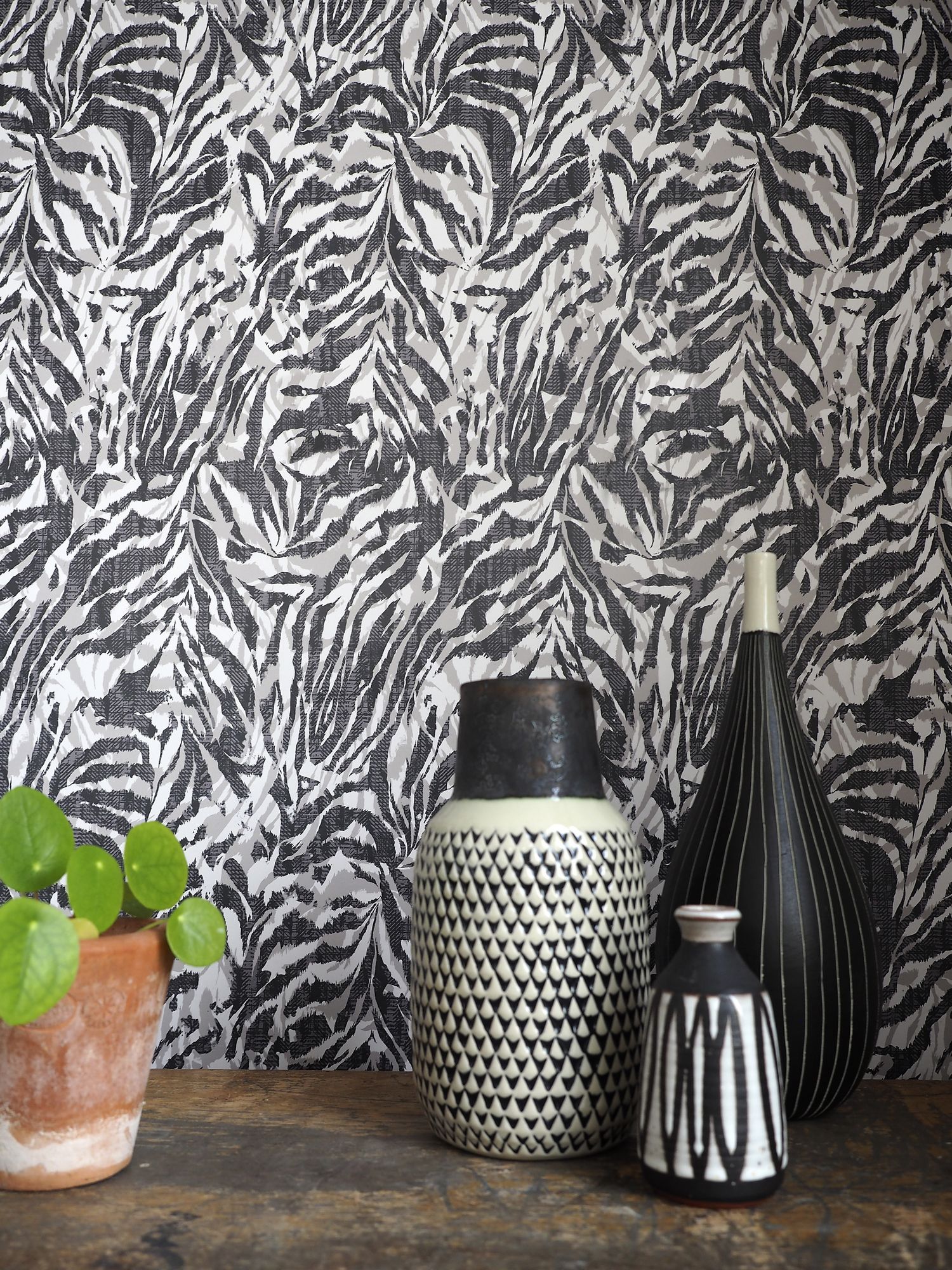 Zebra Sable Fabric by Ohpopsi - WLD53135W