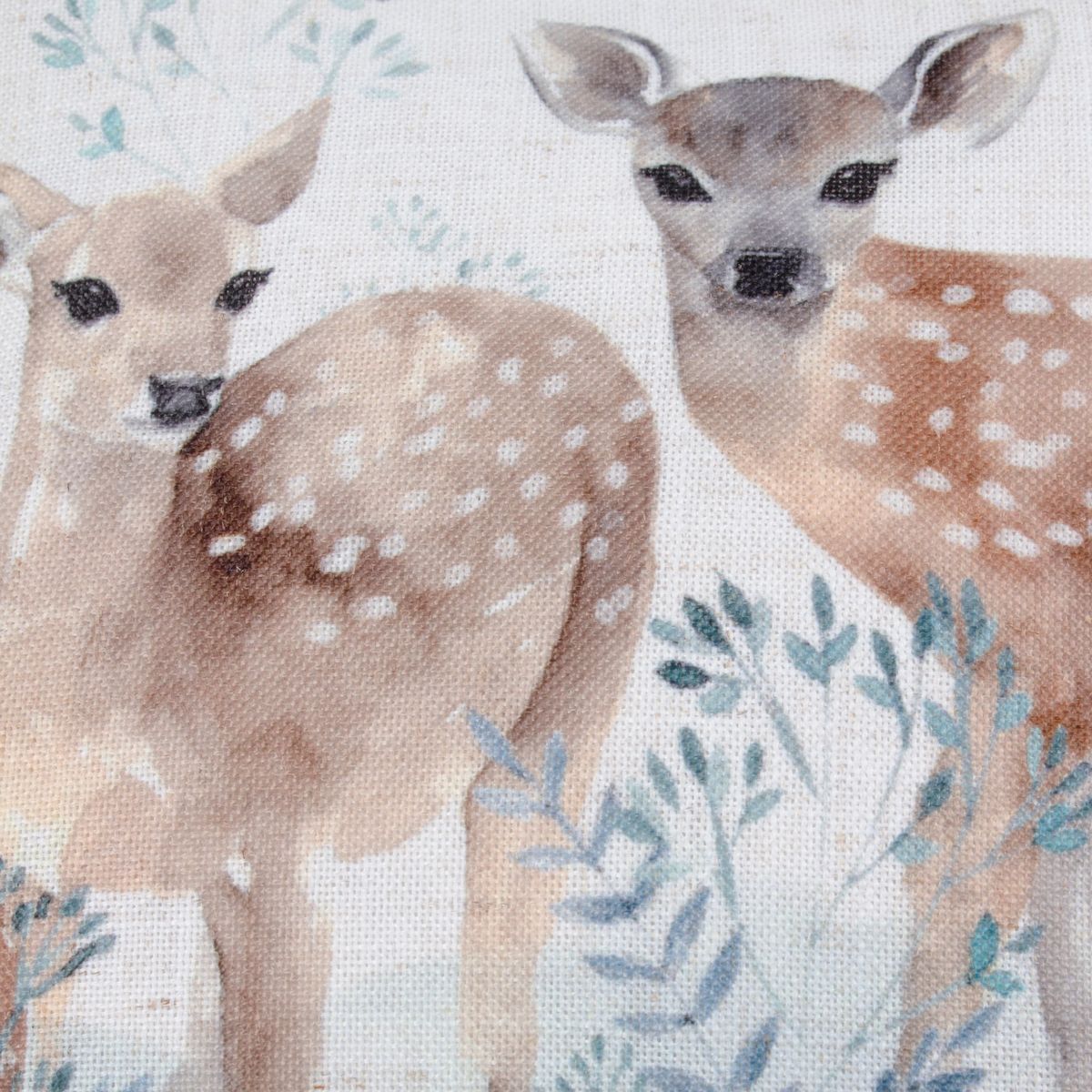 Winter Fawns Multi Cushion Fabric by Evans Lichfield - WINFAWN/CC5/MUL