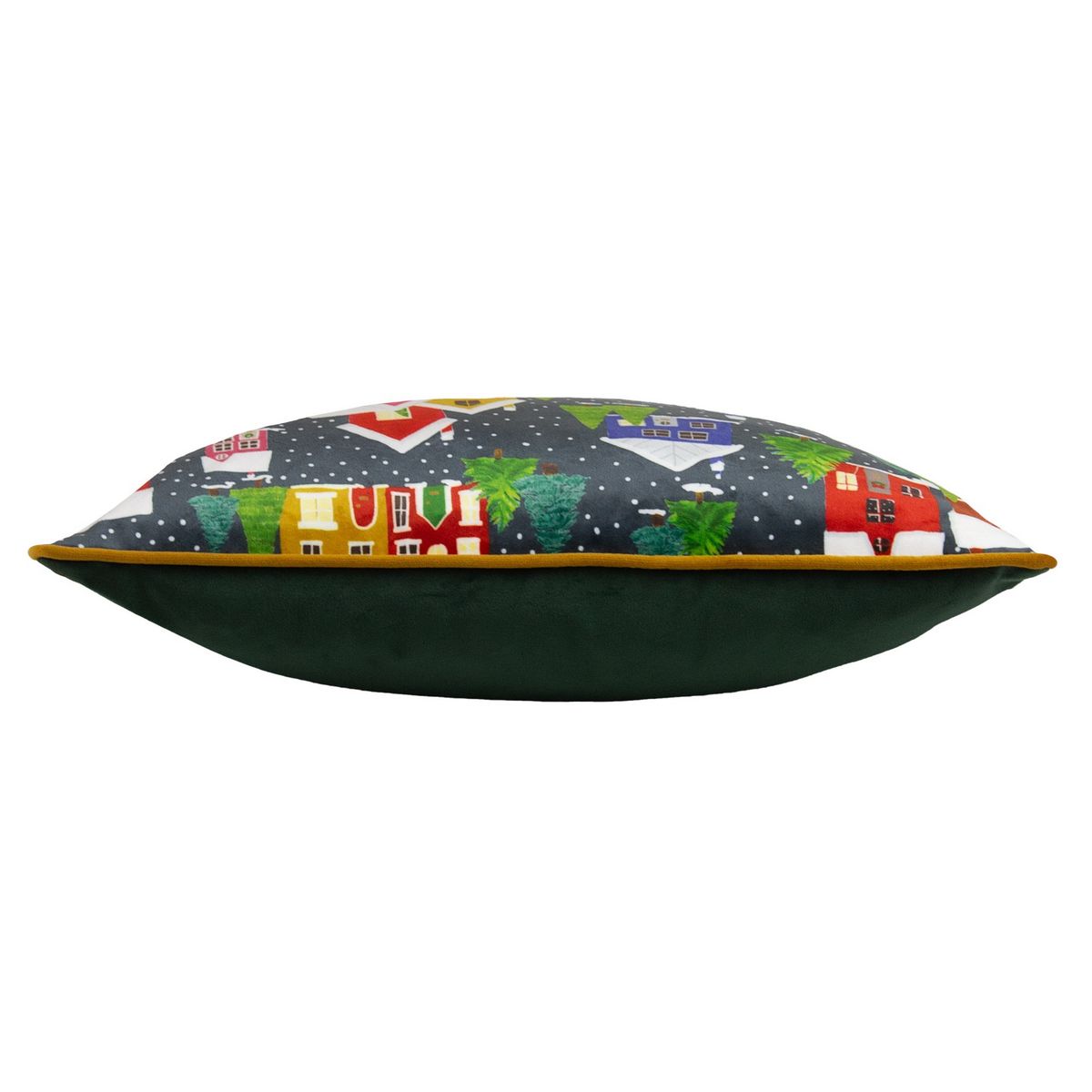 Christmas Together Twilight Town Multi Cushion Fabric by furn. - CTOGETTN/CC5/MUL
