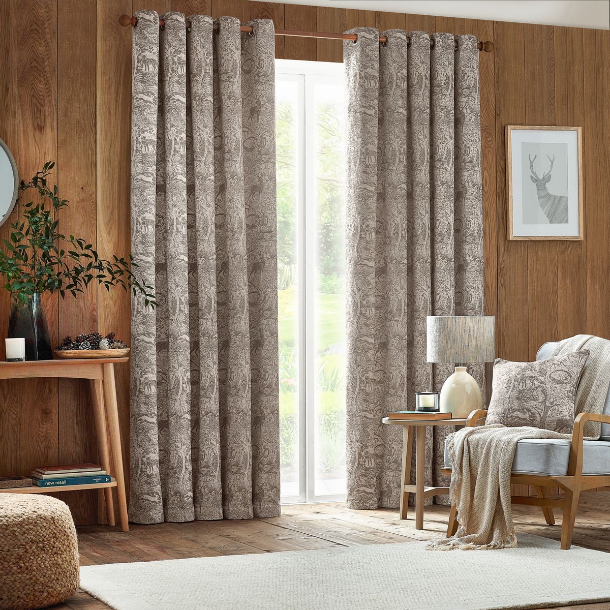 Winter Woods Taupe Cushion Fabric by furn. - WWOODS/CC3/TAU