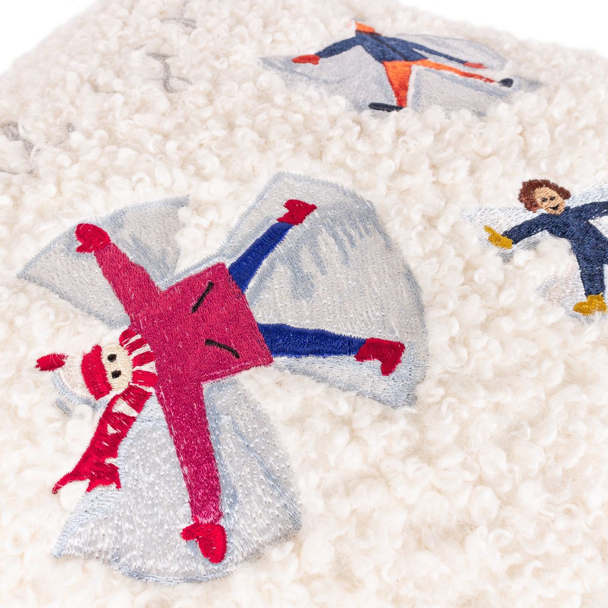 Christmas Together Angels Snow Cushion Fabric by furn. - CTSANGE/CC5/SNO