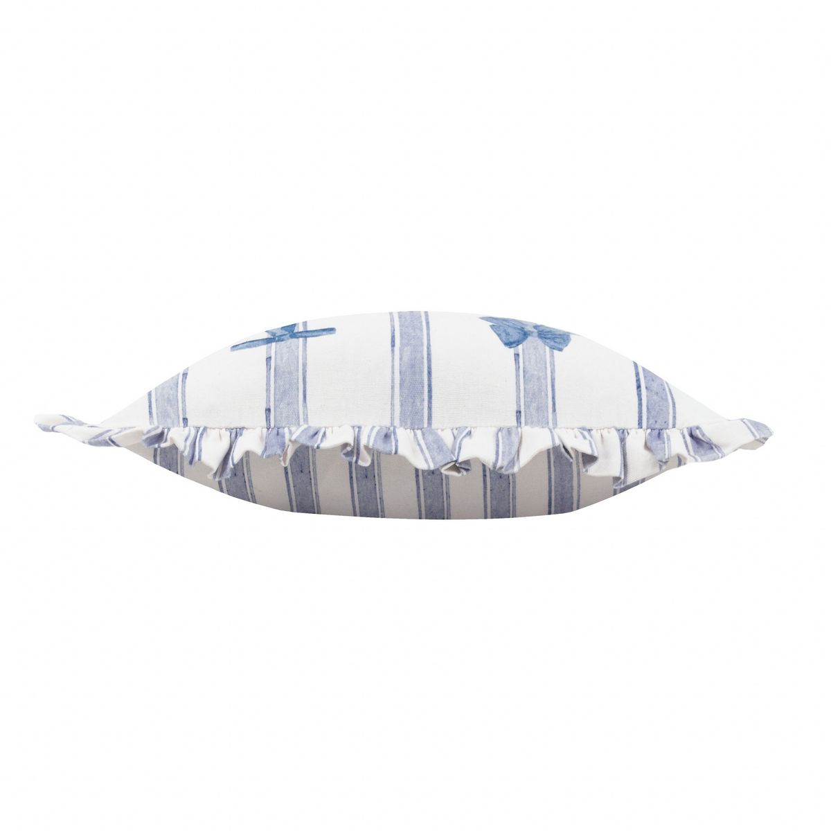 Noortje Ruffle Bow Multi Cushion Fabric by furn. - NOORTRB/CC5/MUL