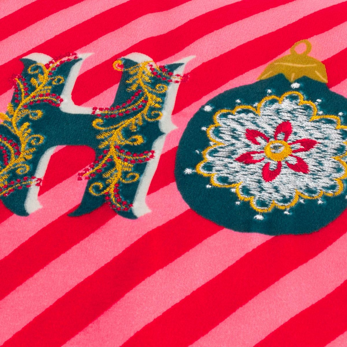 Ho Ho Ho Red Cushion Fabric by Wylder - HOHOHO/3CC/RED