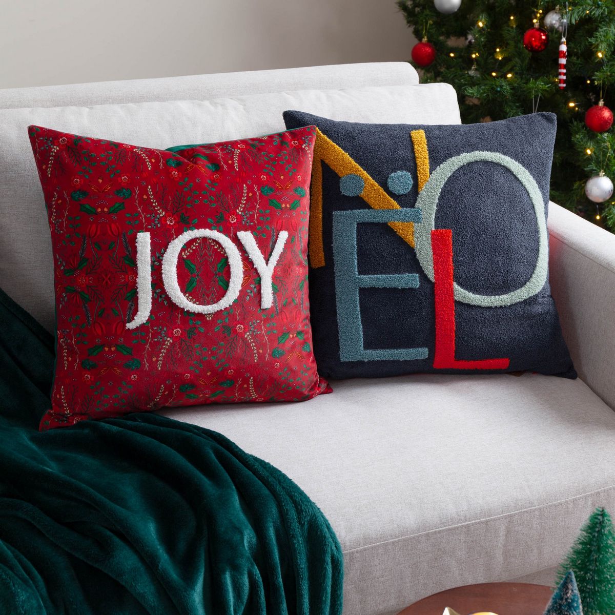 Noel Red Cushion Fabric by Wylder - NOEL/CC2/RED