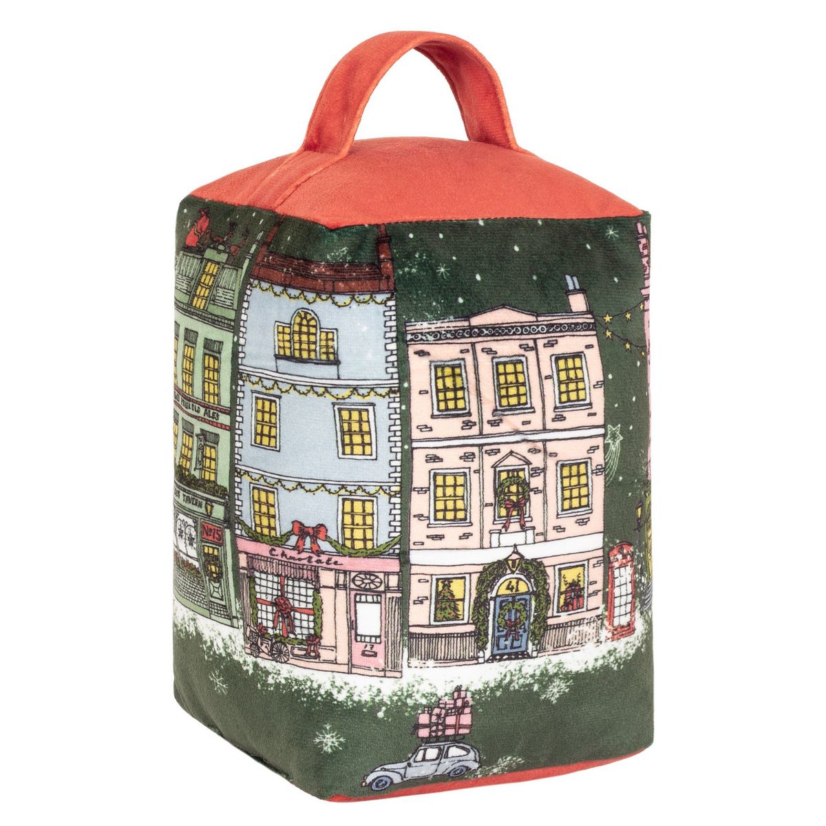 Christmas Spirit Multi Door Stop Fabric by furn. - CSPIRIT/DST/MUL