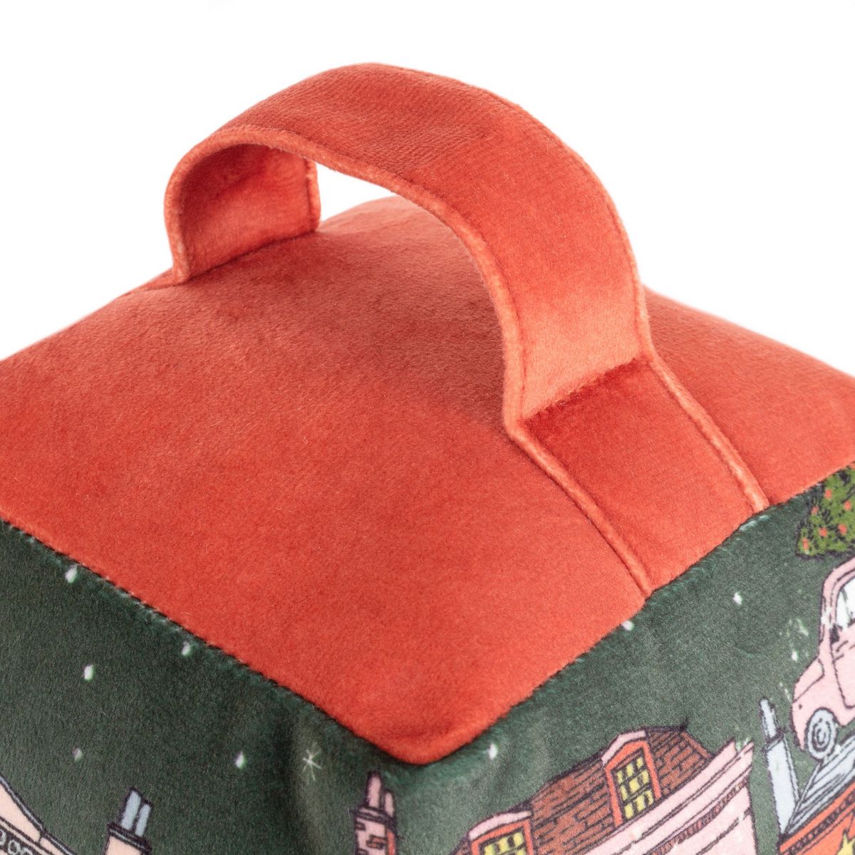 Christmas Spirit Multi Door Stop Fabric by furn. - CSPIRIT/DST/MUL