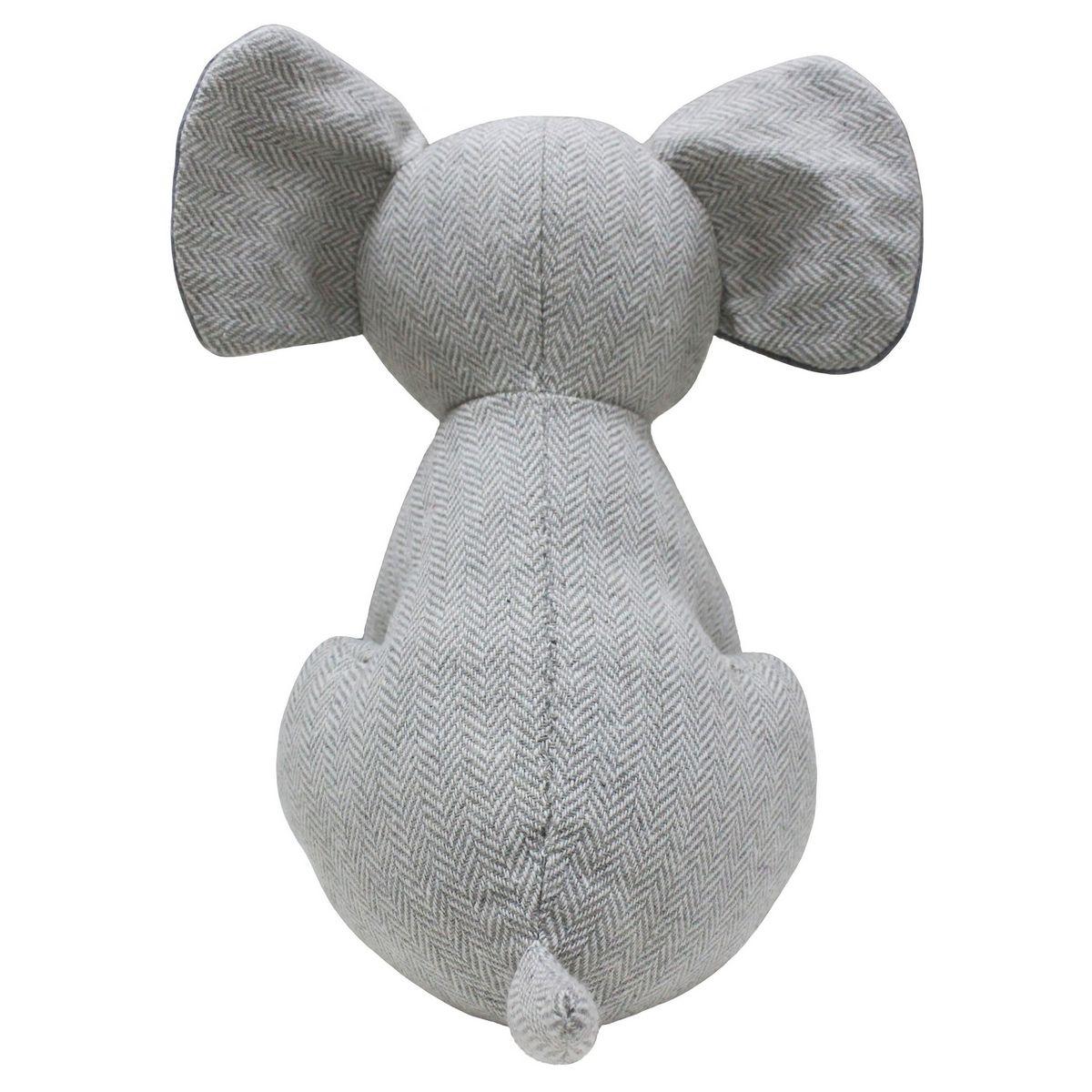 Elephant Grey Door Stop Fabric by Riva Home - ELEPHAN/DST/GRY