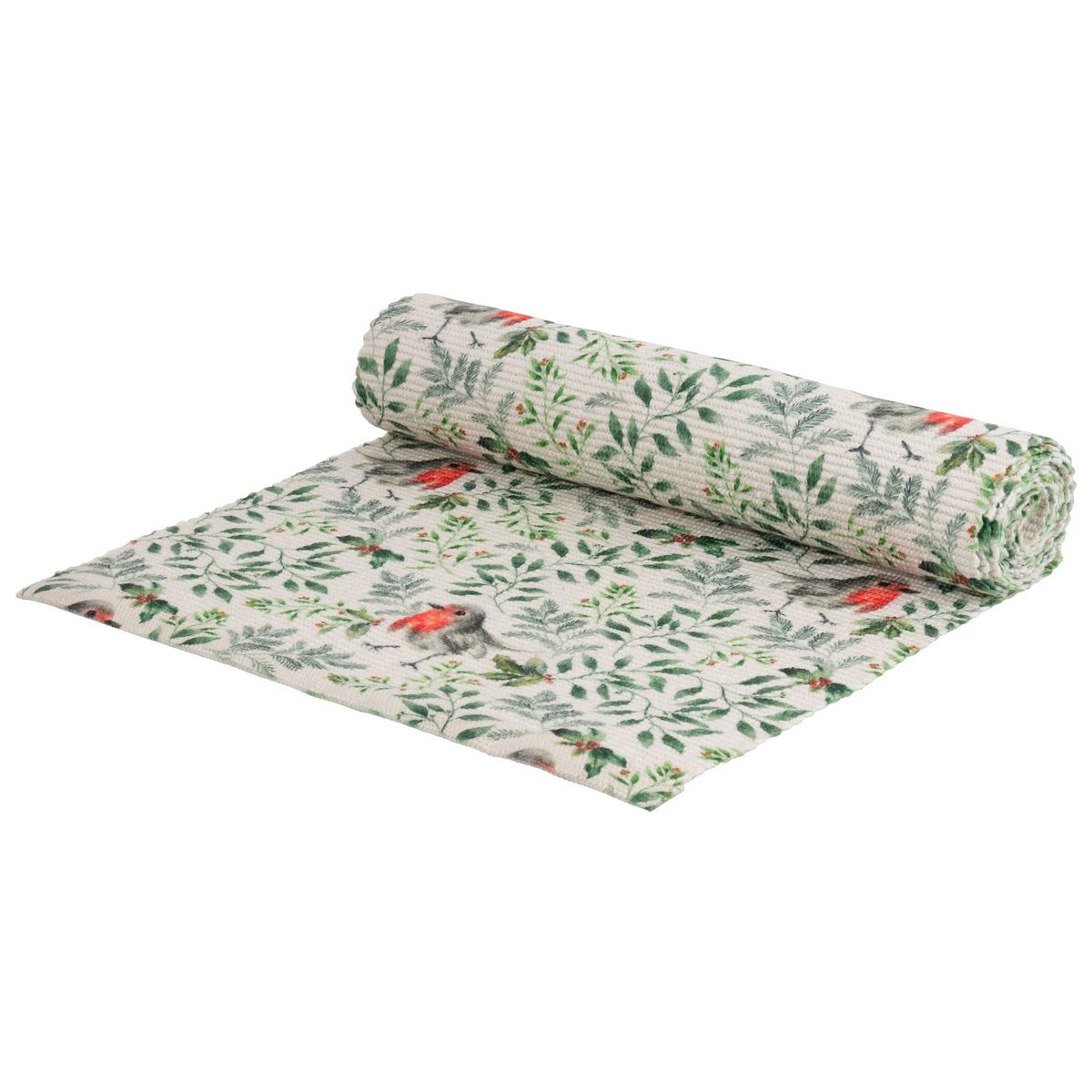 Robin Green Table Runner & Place Mat Set Fabric by Evans Lichfield - KM-ROBIN/TR1-PM1/GRE
