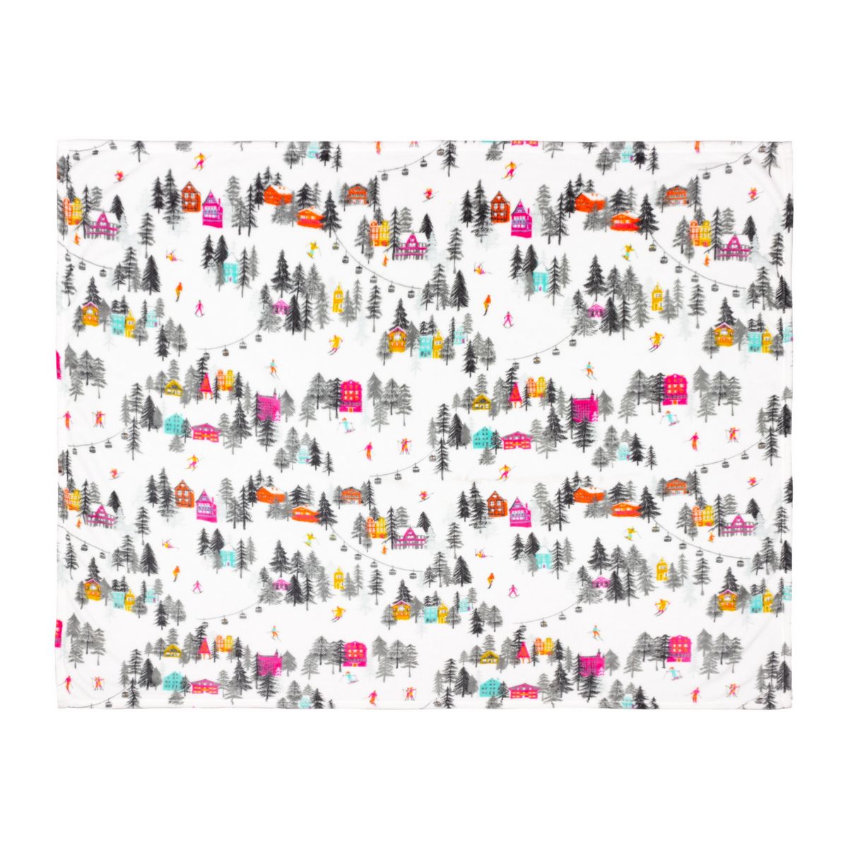 Aspen Snow Throw Fabric by furn. - ASPEN/TH1/SNO