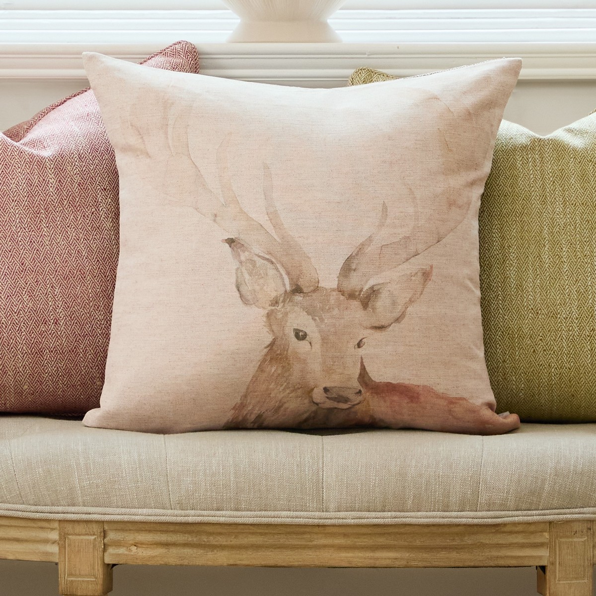 Gregor Stag Multi Cushion Fabric by Voyage Maison - GREGORS/CC3/MUL