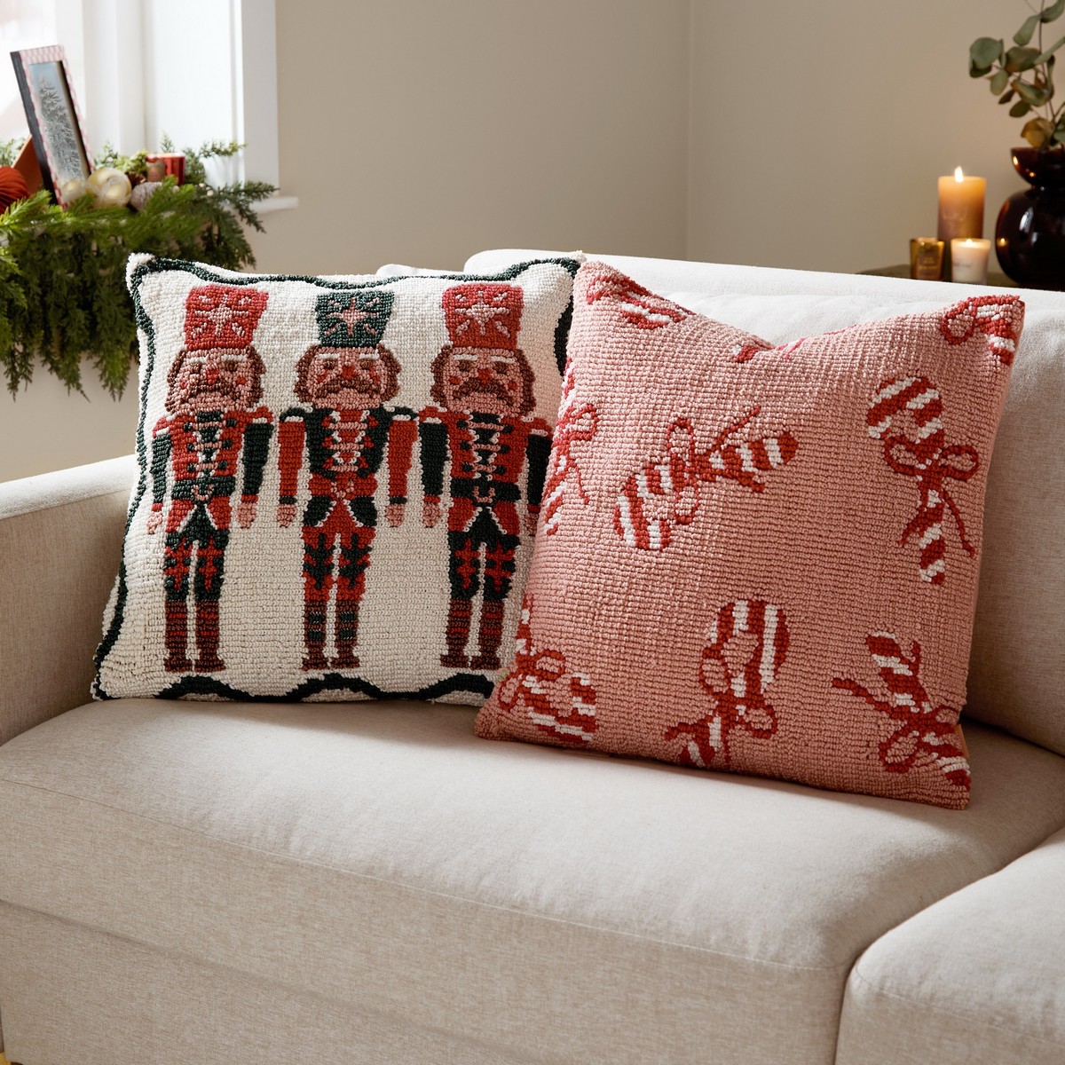 Nutcracker Trio Multi Cushion Fabric by furn. - NCRTRIO/CC2/MUL