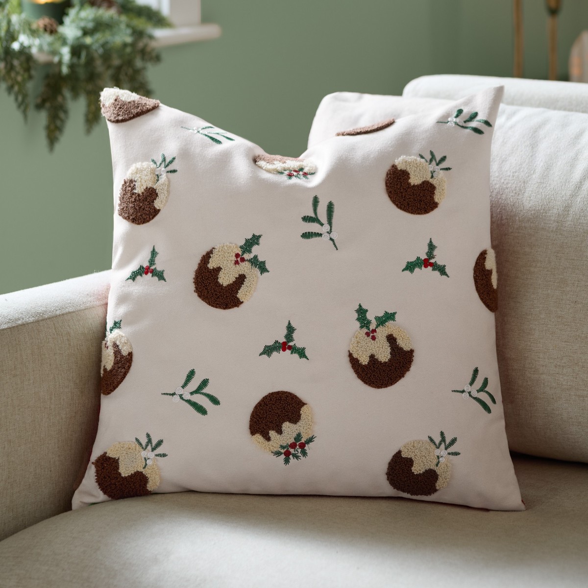 Puddings Multi Cushion Fabric by furn. - PUDDING/CC2/MUL