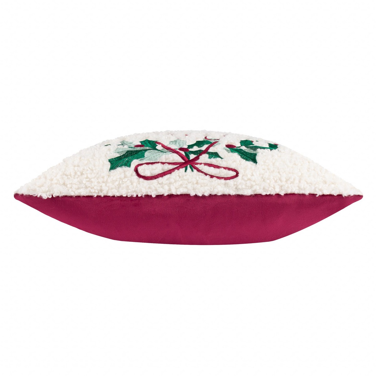 Holly Wreath Multi Cushion Fabric by furn. - HWREATH/CC2/MUL