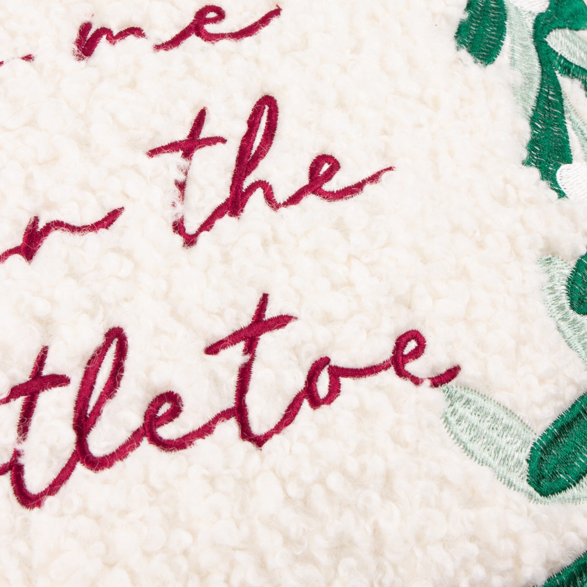 Mistletoe Wreath Multi Cushion Fabric by furn. - MWREATH/CC2/MUL