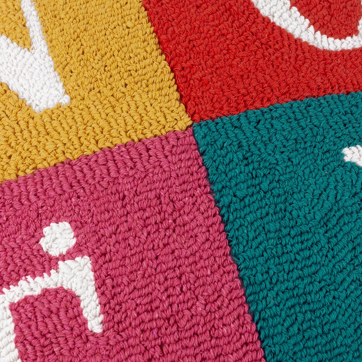 Noel Loop Multi Cushion Fabric by furn. - NOELLOO/CC2/MUL