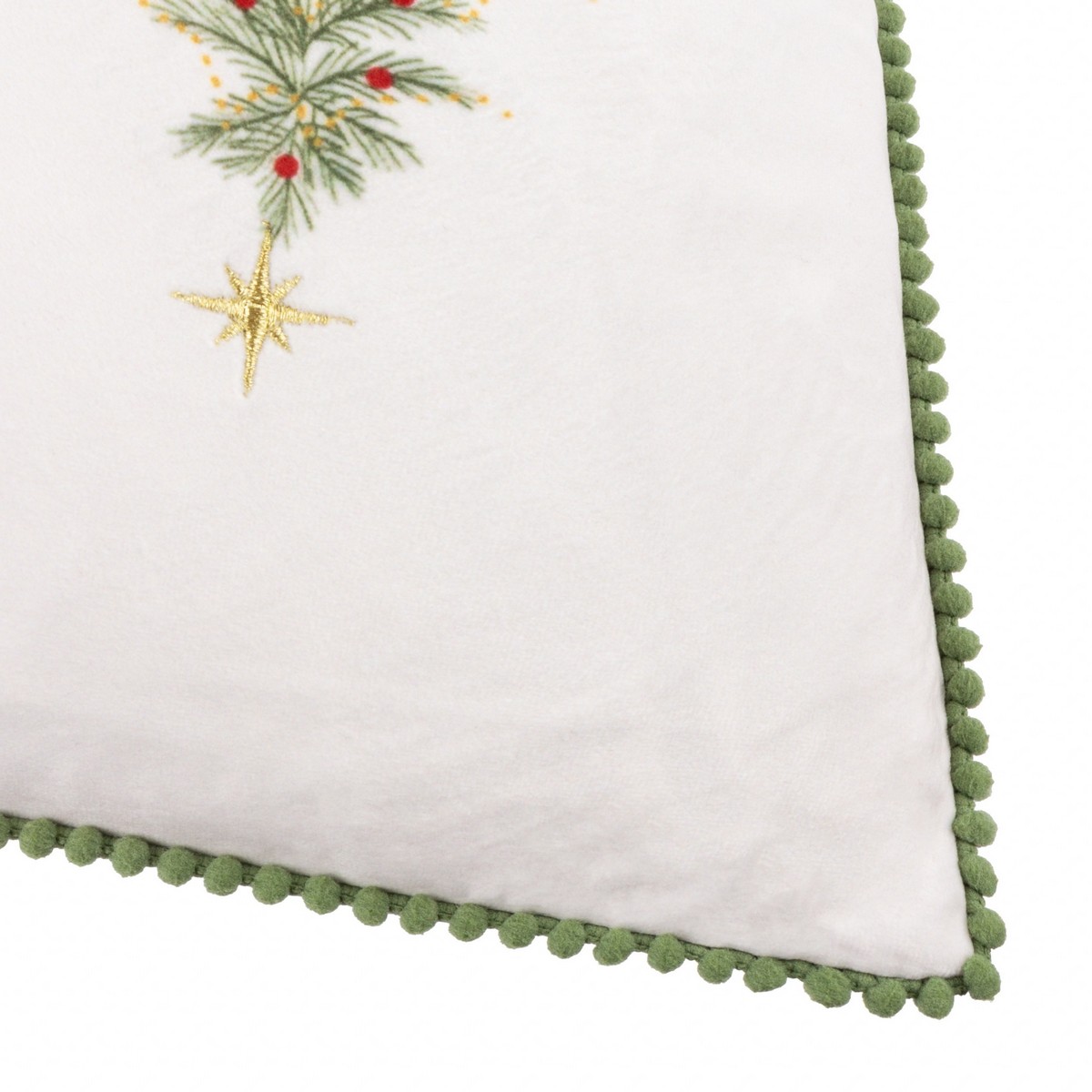 Twinkling Tree Trio Green Cushion Fabric by Wylder - TWINKTT/3CC/GRE