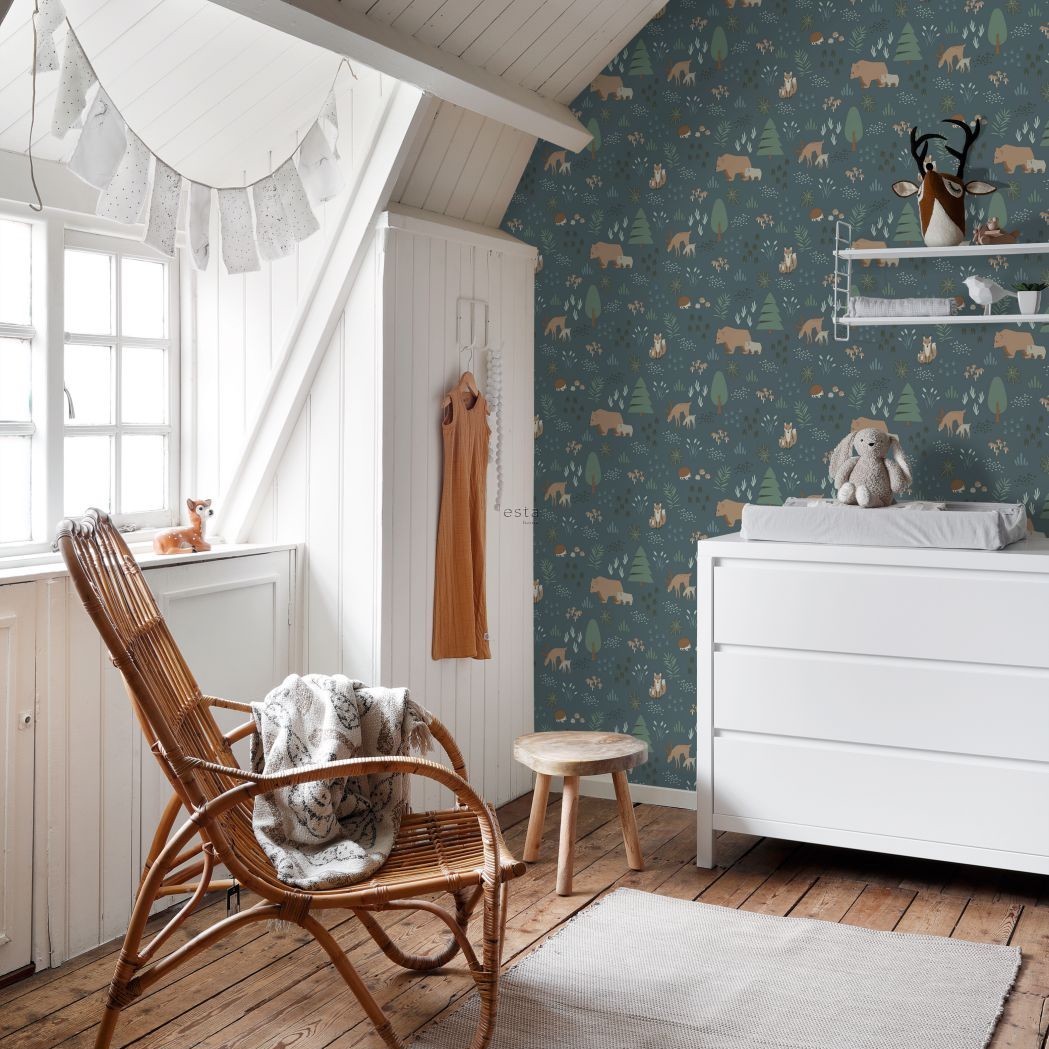 Forest Friends 157-139248 Fabric by Today Interiors - 157-139248