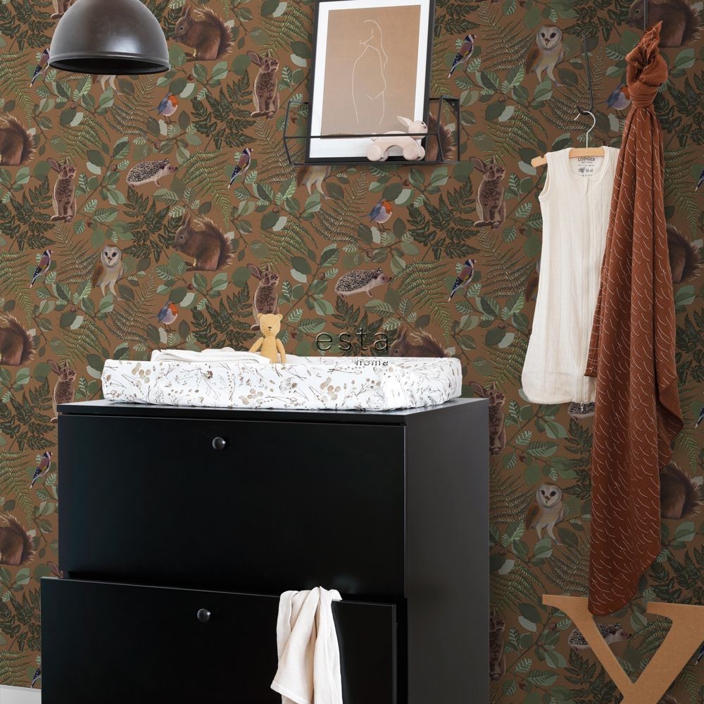 Forest Friends 157-139251 Fabric by Today Interiors - 157-139251