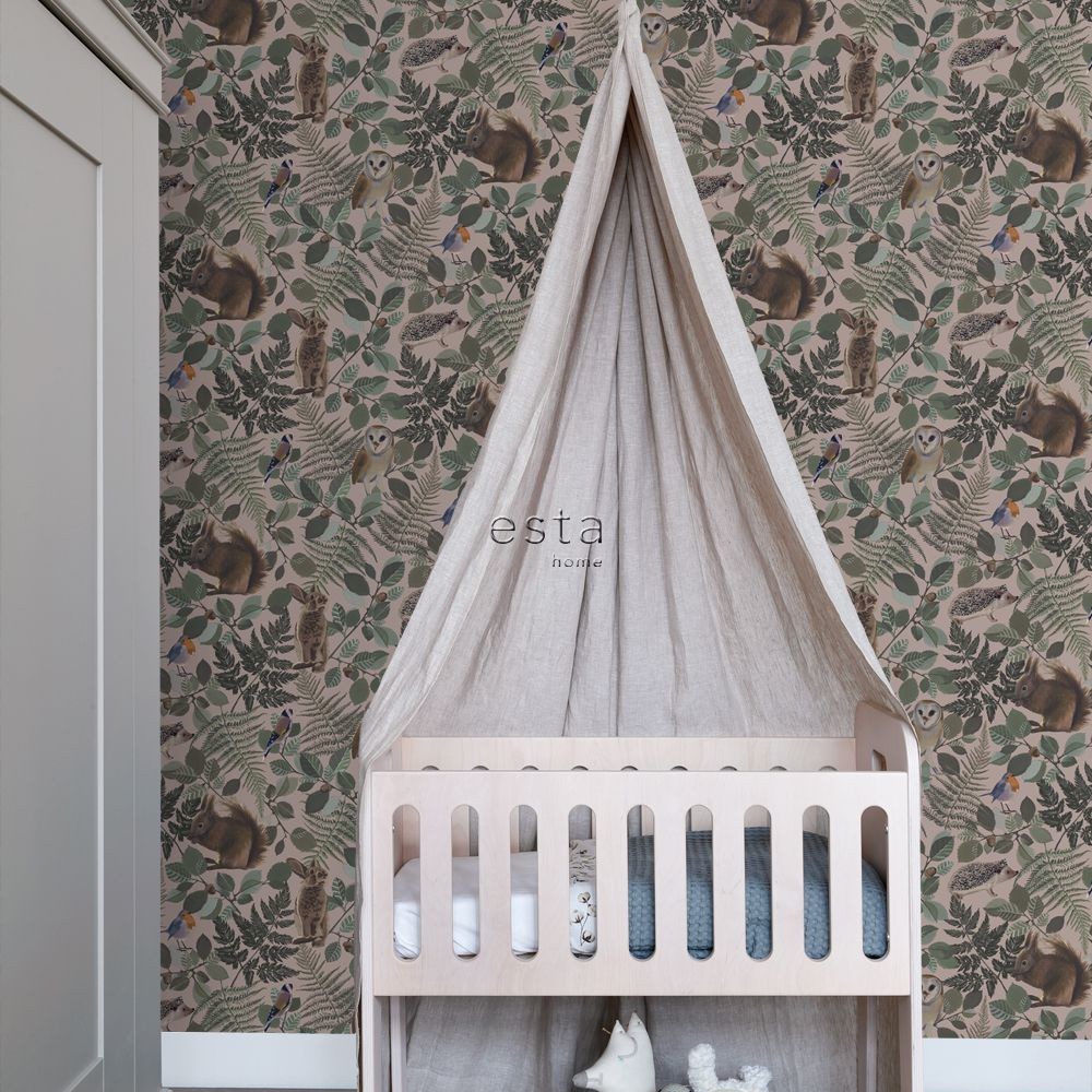 Forest Friends 157-139252 Fabric by Today Interiors - 157-139252