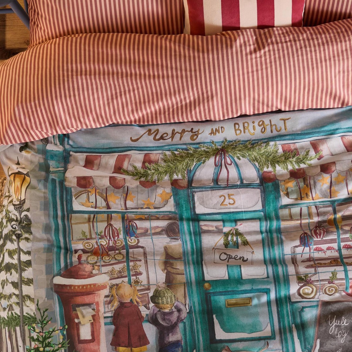 Merry & Bright Multi Duvet Set Fabric by furn. - MERRYBR/D01/MUL