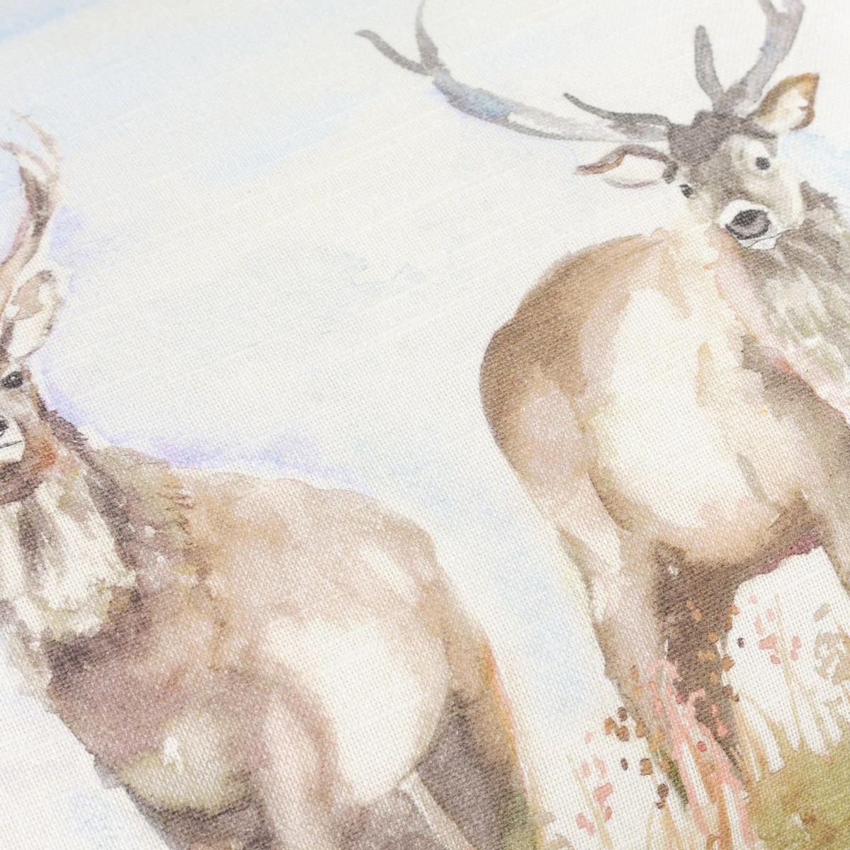 Moorland Stag Nut Outdoor Cushion Fabric by Voyage Maison - MORSTAG/3CC/NUT