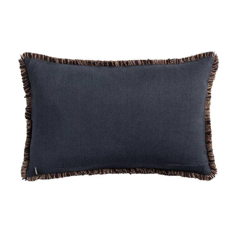 Ballroom Bronze Fringed Cushion Fabric by de Le Cuona - BAL6C