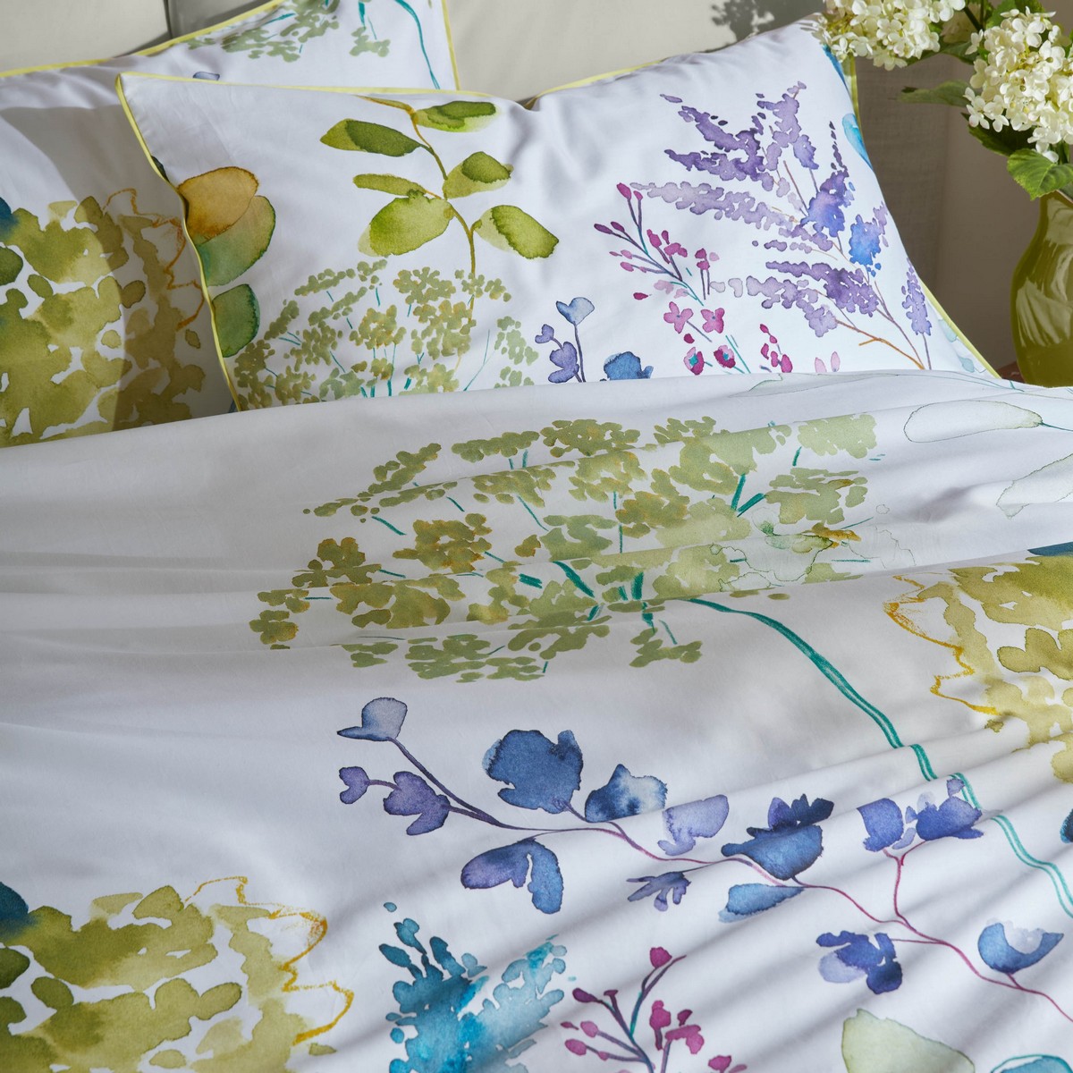 Botanical Leaf Duvet Set Fabric by Bluebellgray - BGBOT01SQ