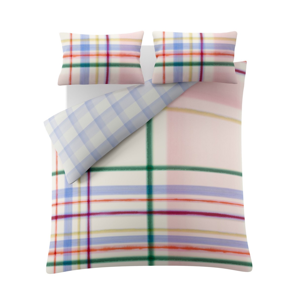 Edinburgh Plaid Piper Multi Duvet Set Fabric by Bluebellgray - BGEDINBU01SQ