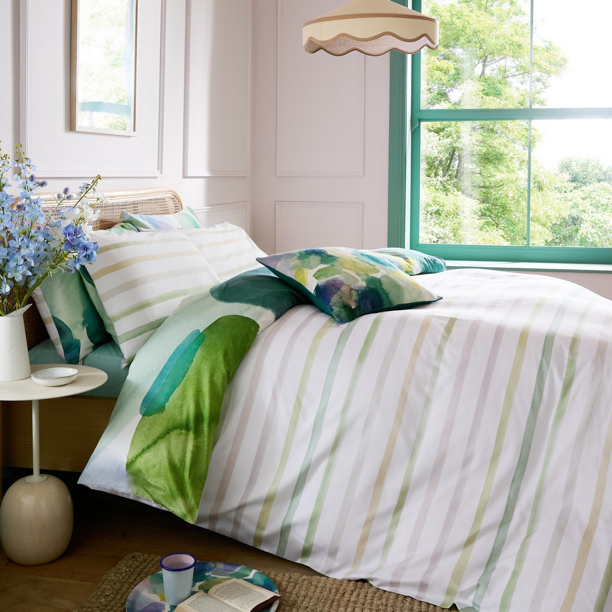 Lochaber Sea Duvet Set Fabric by Bluebellgray - BGLOCH01SQ