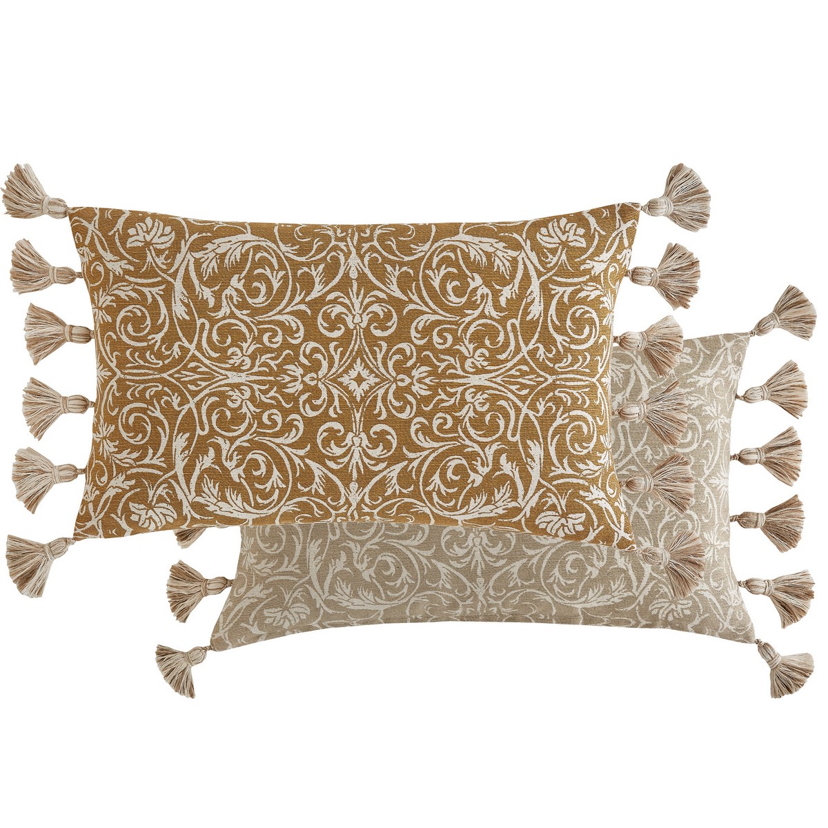 Kensington Ochre Yellow Cushion Fabric by Historic Royal Palaces - HRPKENSIN0242